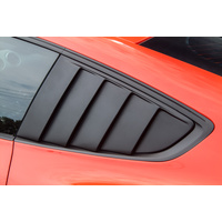 2015-2020 Mustang Quarter Window Louvers -Carbon Fibre look
